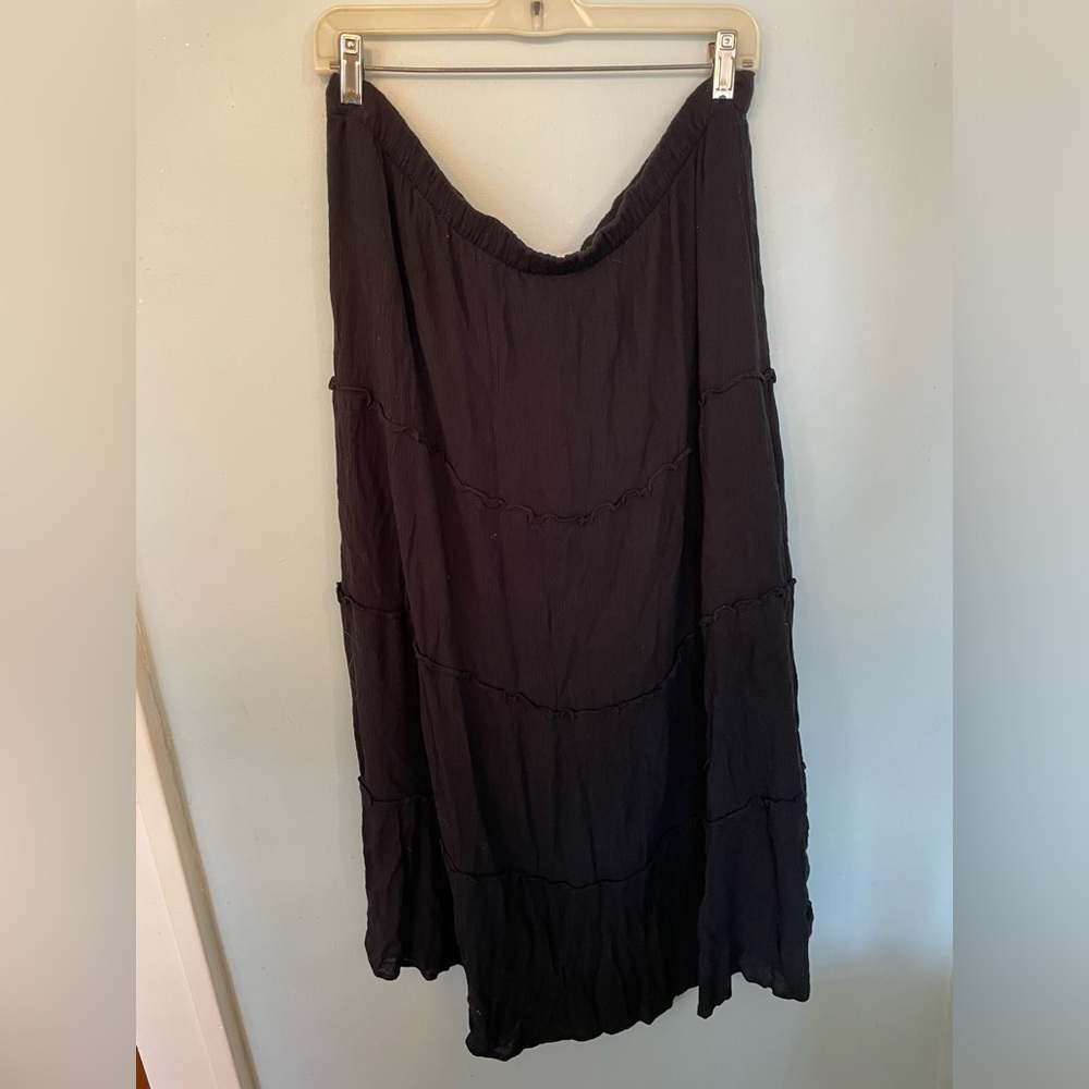 Hollister black high rise maxi skirt, Size XXL